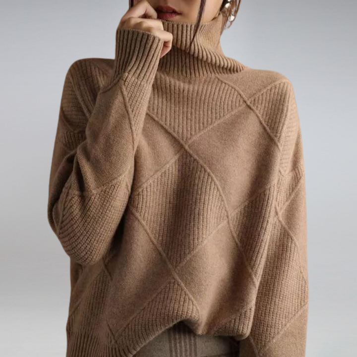 Amalia - soft cashmere turtleneck sweater