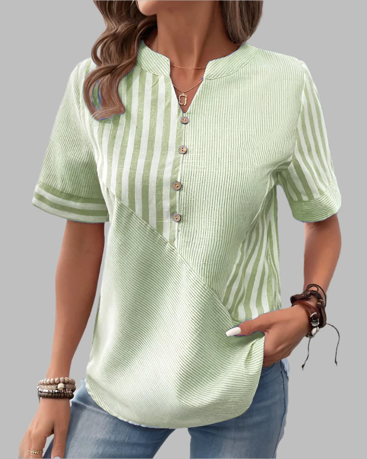 Evy | Elegant Striped Blouse