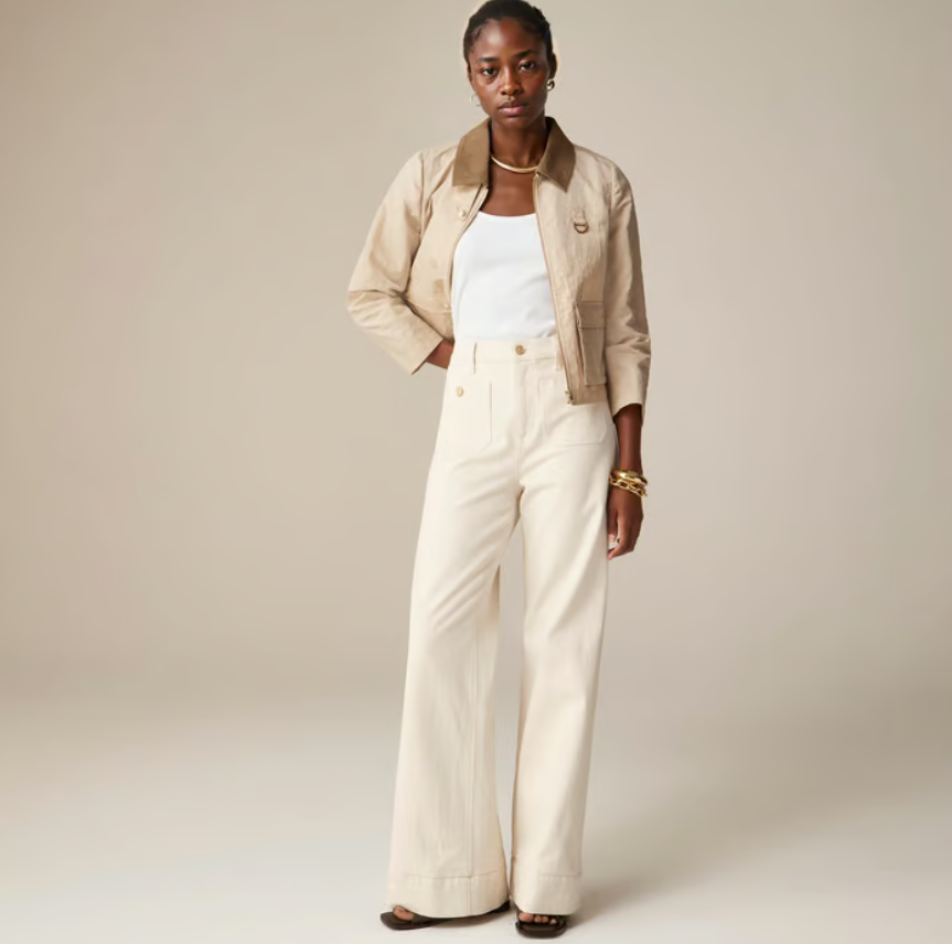 Liza | Tummy Control Sailor Wide Leg Trouser