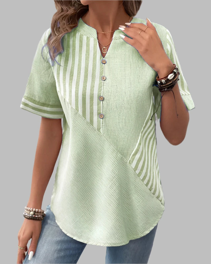 Evy | Elegant Striped Blouse