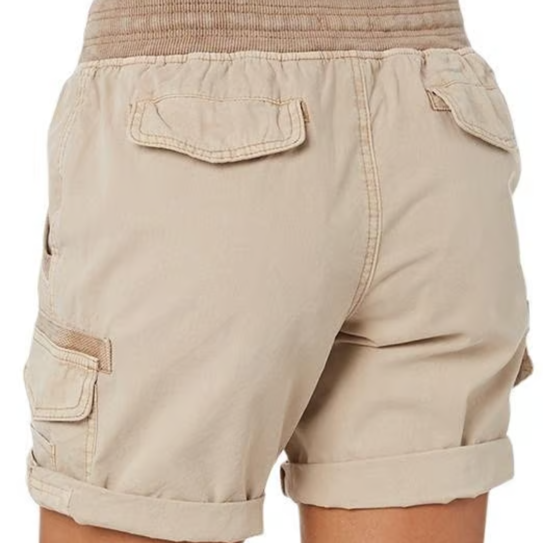 High waist ladies casual loose shorts