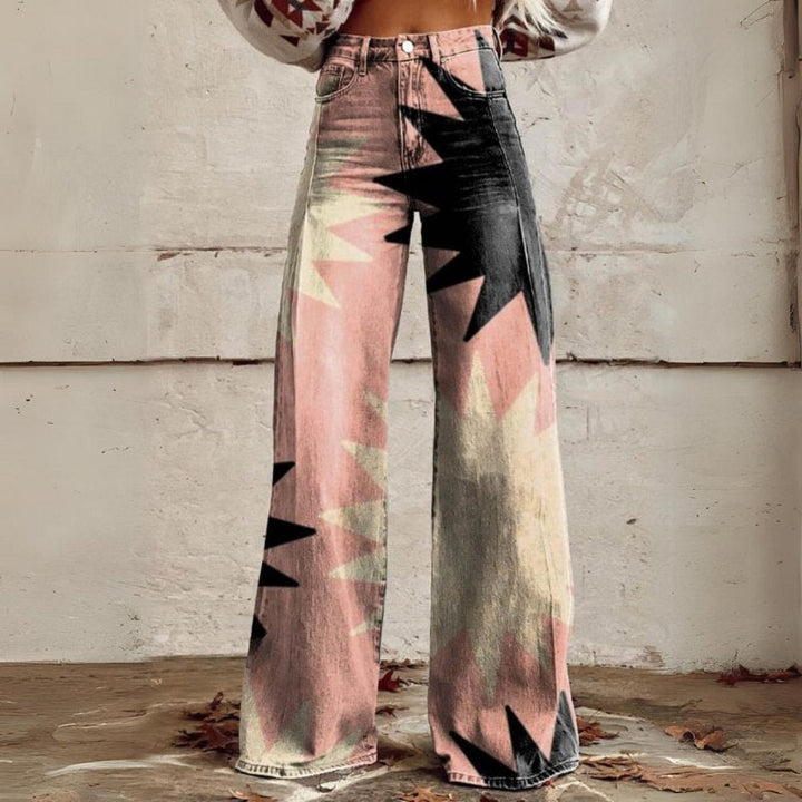 Fluidity elegance wide-leg pants