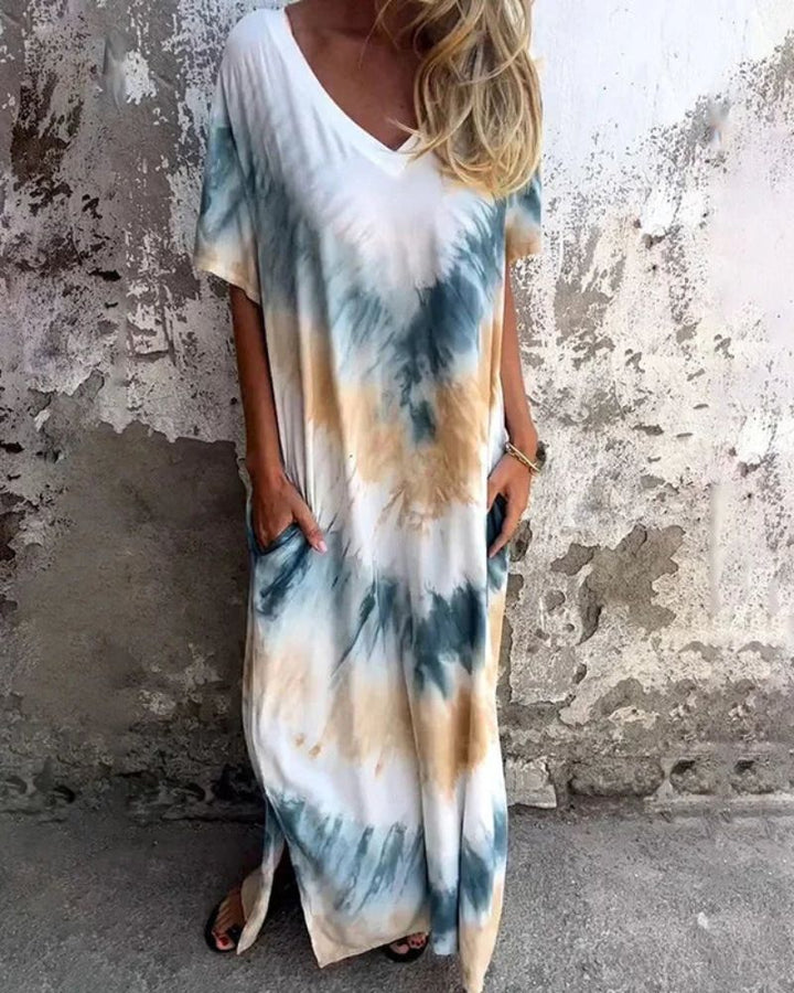 Masie | Boho-Chic Tie-Dye Sundress