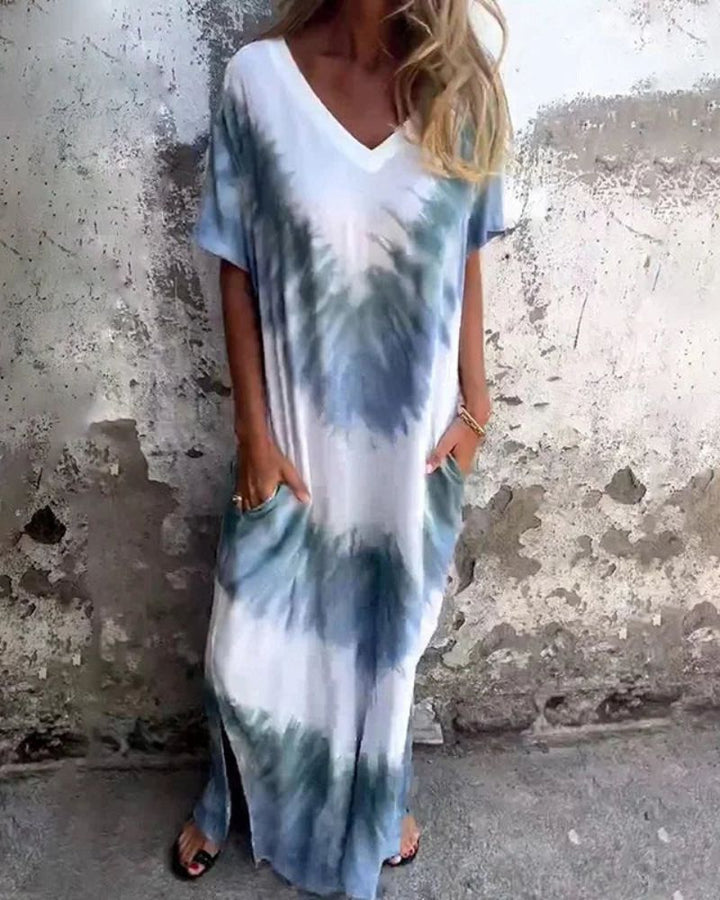 Masie | Boho-Chic Tie-Dye Sundress