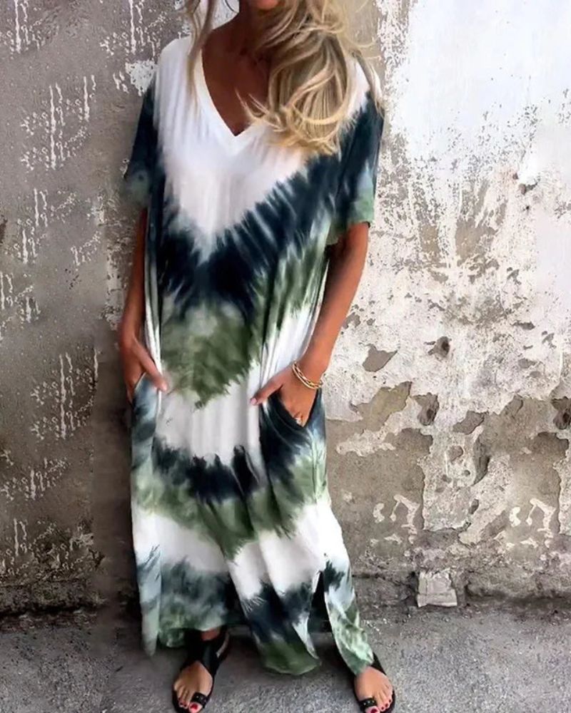 Masie | Boho-Chic Tie-Dye Sundress