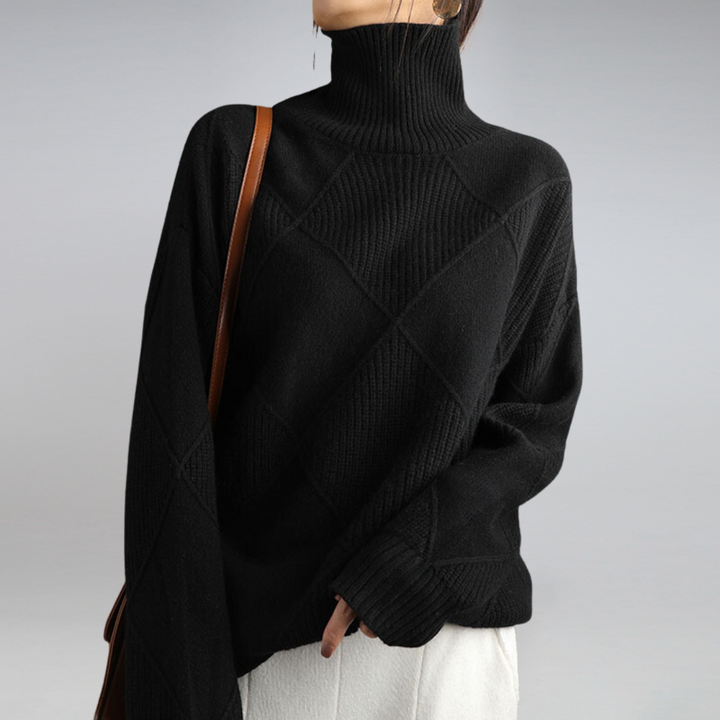 Amalia - soft cashmere turtleneck sweater