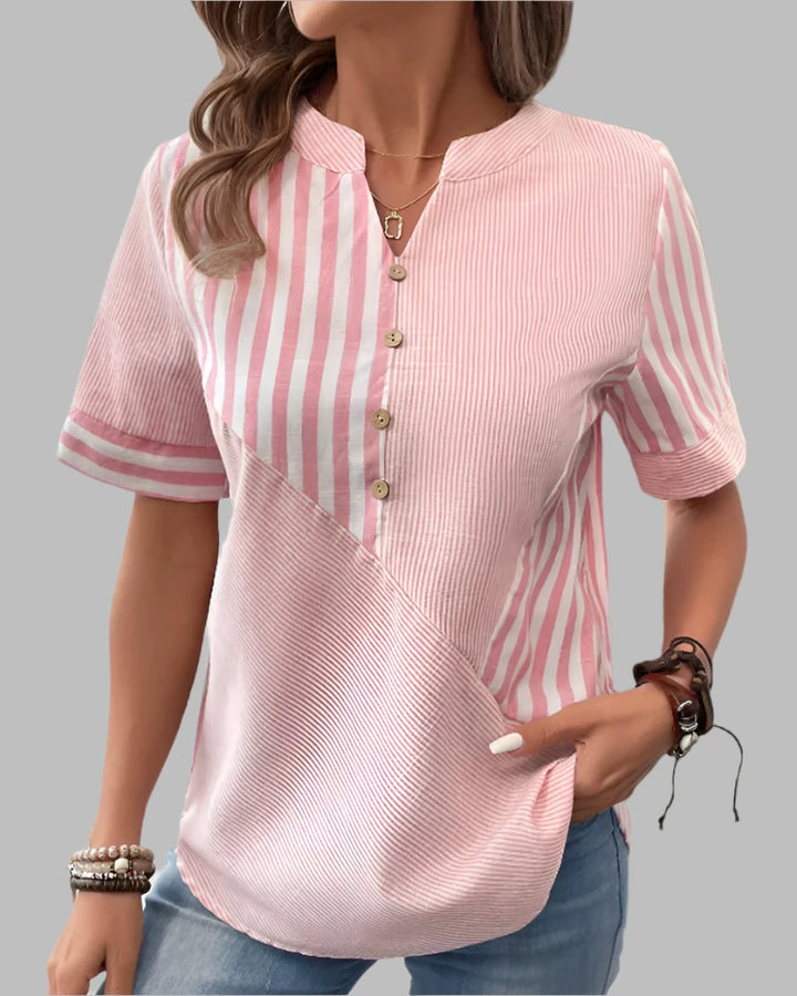 Evy | Elegant Striped Blouse