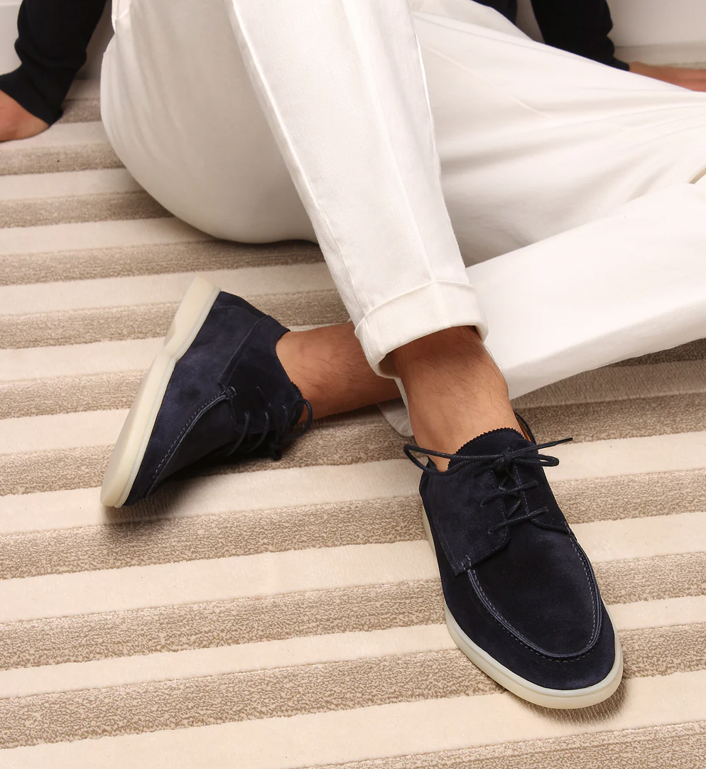 Aristo | lace-up suede moccasins