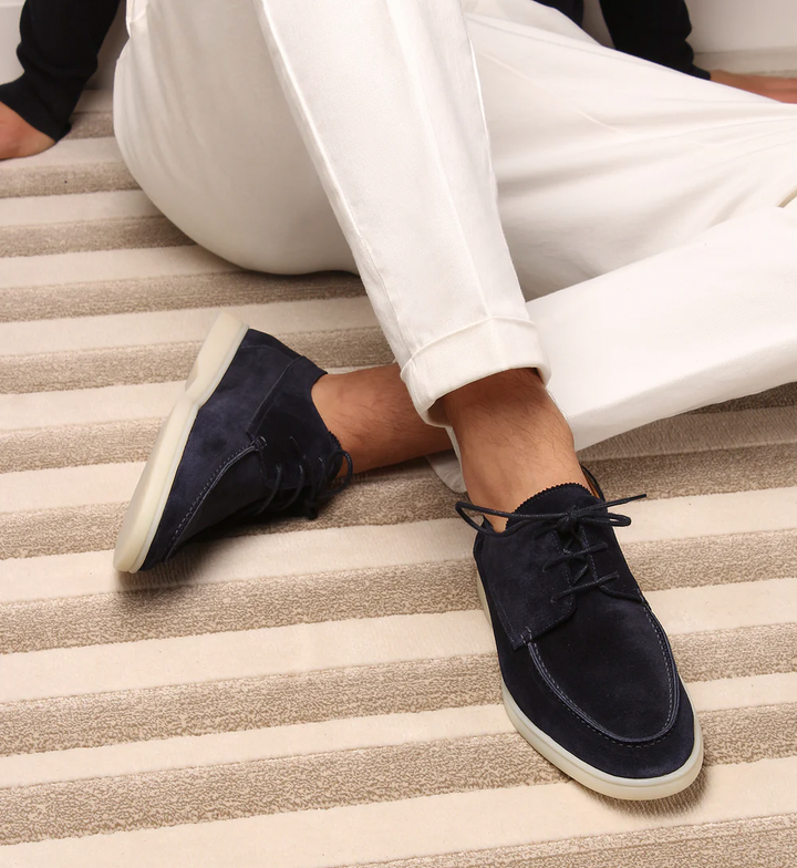 Aristo | lace-up suede moccasins