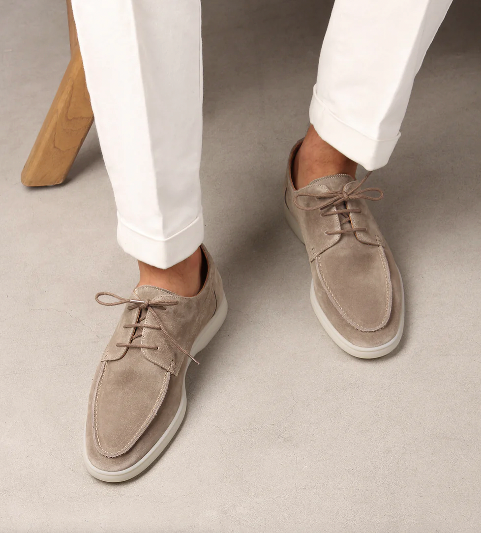 Aristo | lace-up suede moccasins