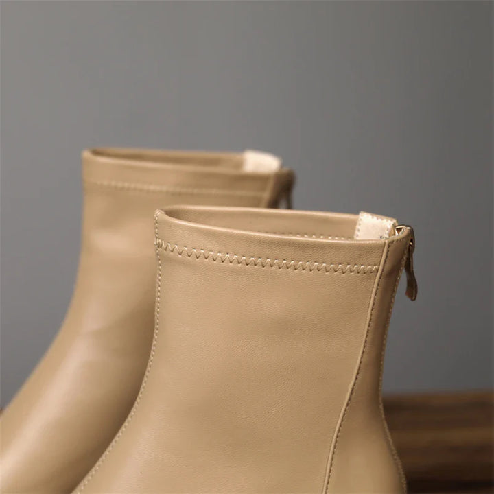 Bold Boundary Genuine Leather Boots