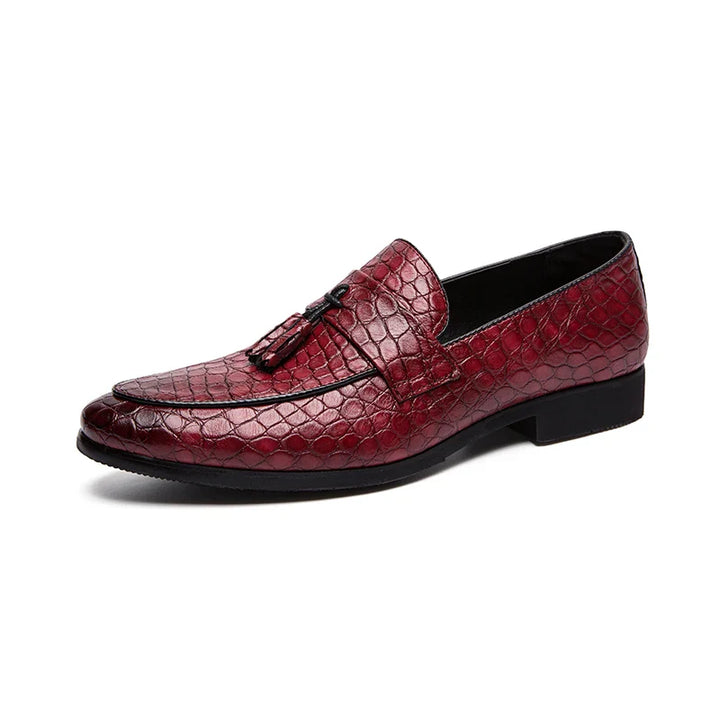 Marizio | Italian Crocodile Leather Loafers