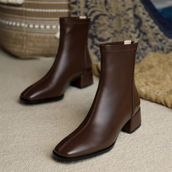 Bold Boundary Genuine Leather Boots