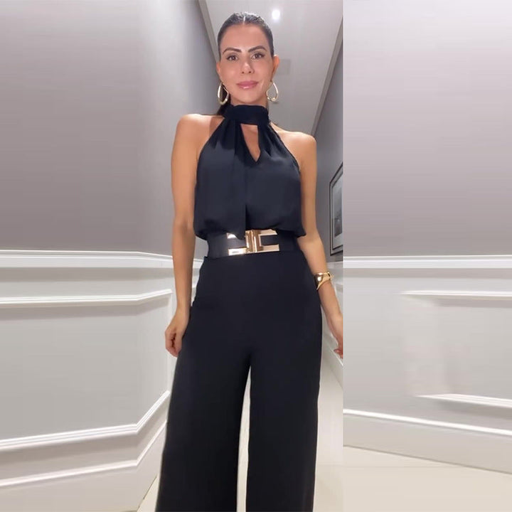 Beaudine | Jumpsuit mit Rundhalsausschnitt