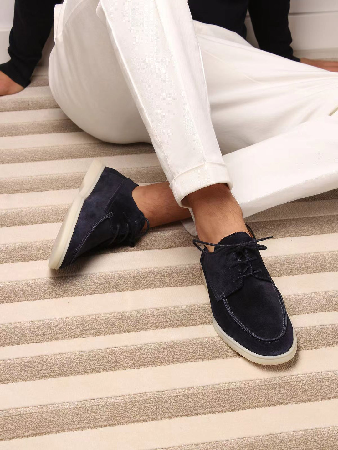 Aristo | lace-up suede moccasins