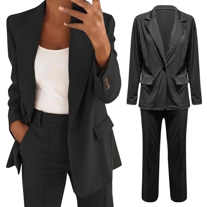 Two-piece lapel suit