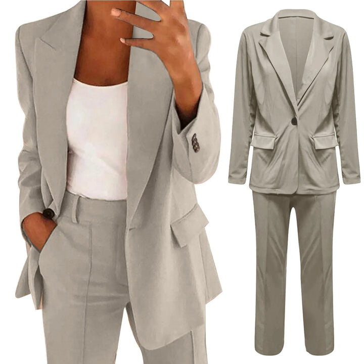 Two-piece lapel suit