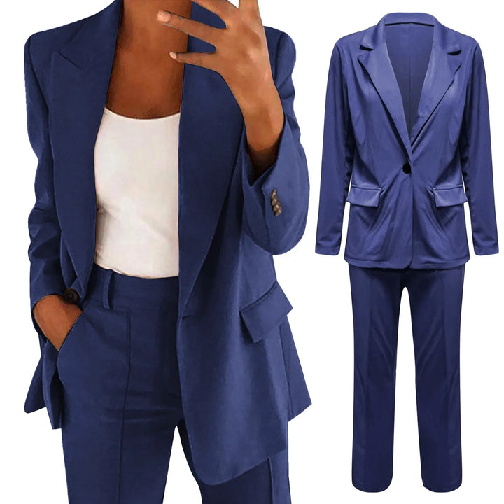 Two-piece lapel suit