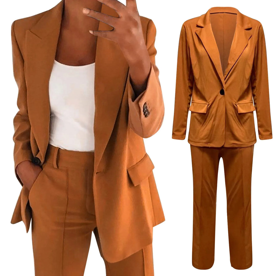 Two-piece lapel suit