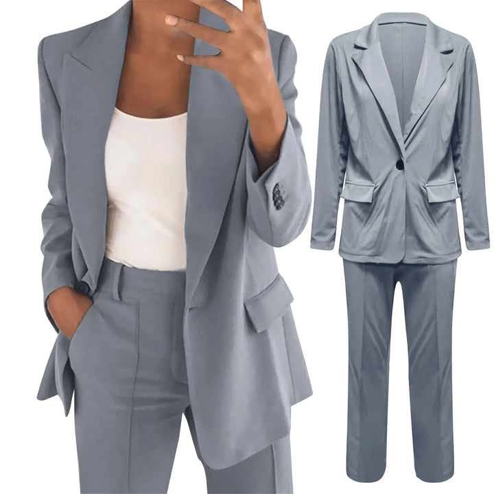 Two-piece lapel suit