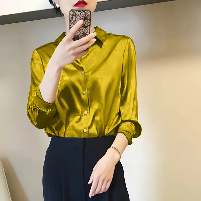 Sacha - Satin blouse