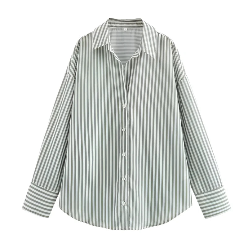 Lily | Chic Striped Loose Blouses