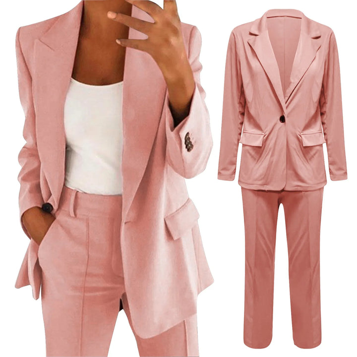 Two-piece lapel suit