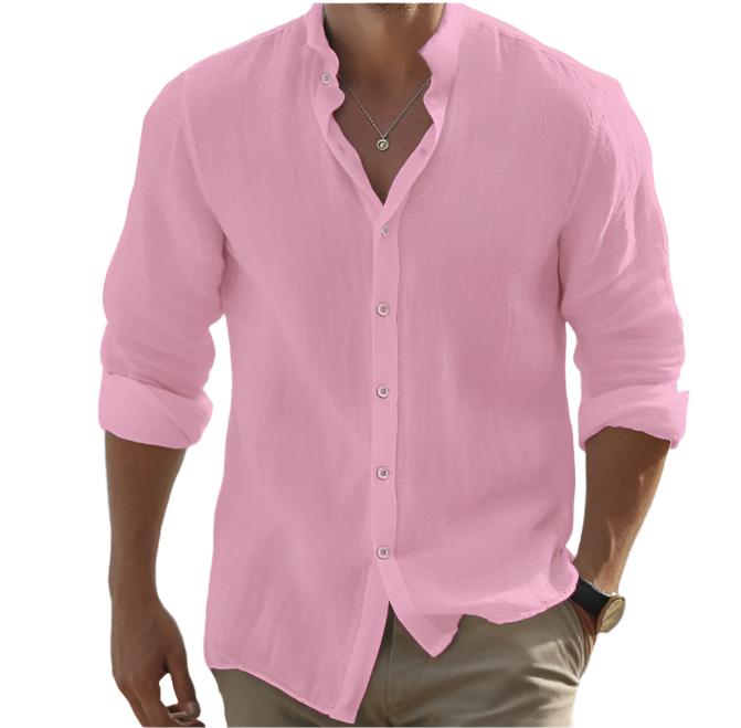 Ronnie | Men's Casual Cotton Linen Blouse