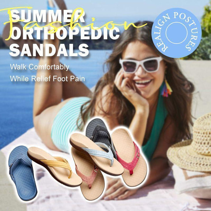 Baylee | Orthopedic Arch Support Flip Flops Womens