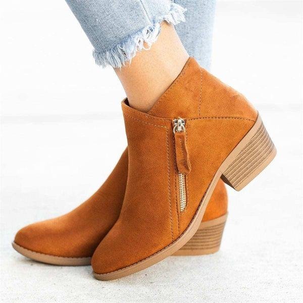 Zelina™ Low Heel Boots