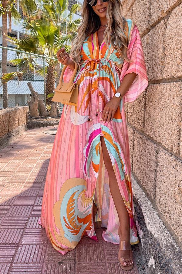 Darling Rainbow Maxi Dress