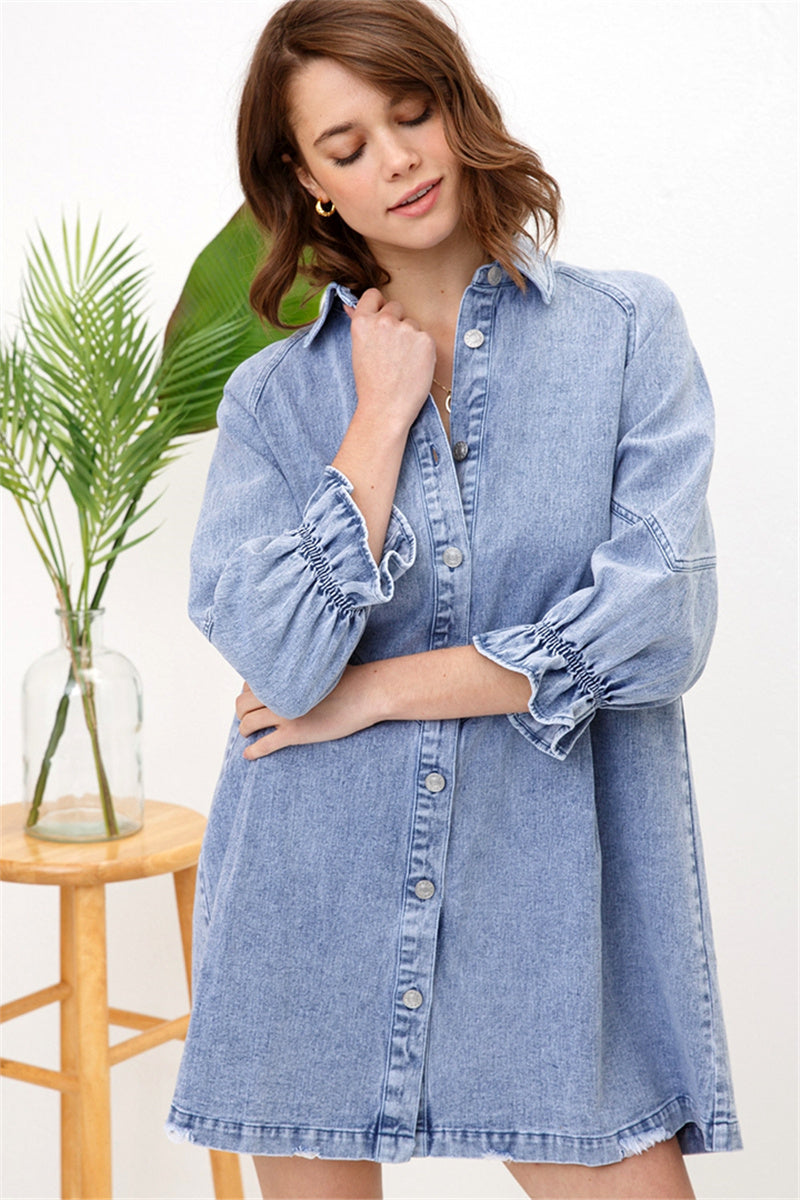 Lynn | Denim Dress