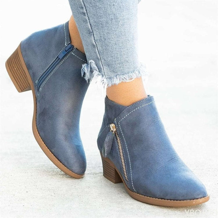 Zelina™ Low Heel Boots