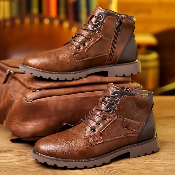 Mats® - Zipped leather boots