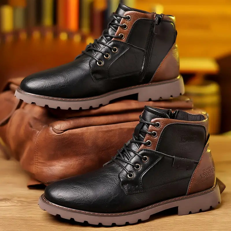 Mats® - Zipped leather boots