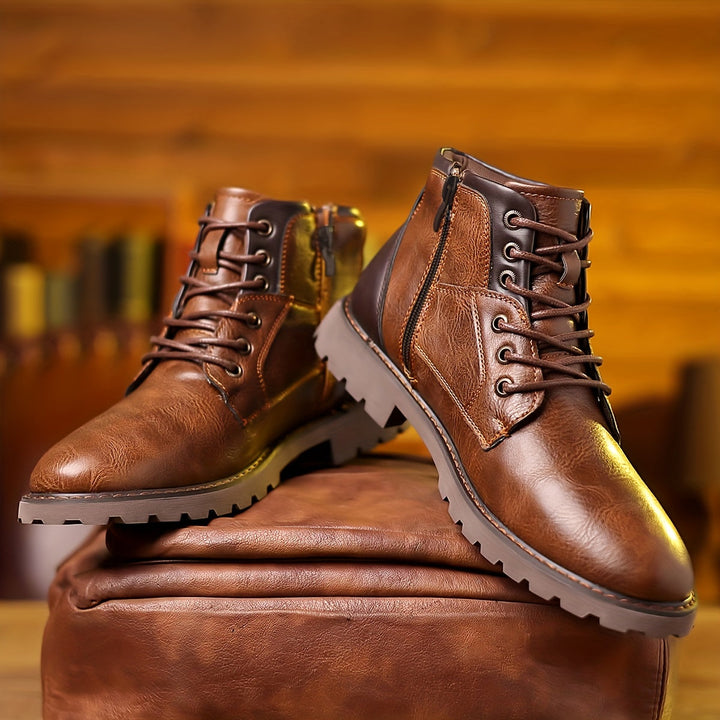 Mats® - Zipped leather boots