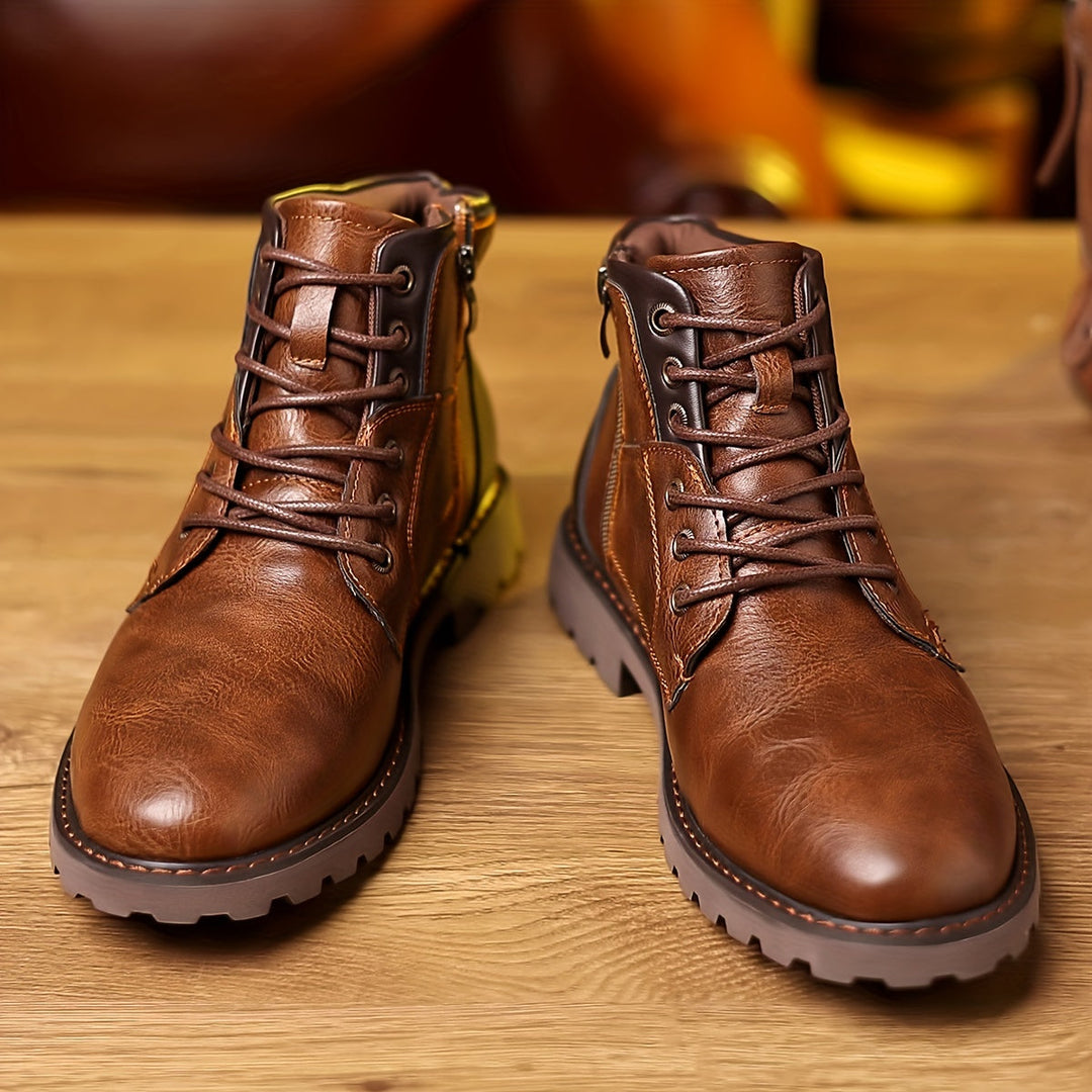 Mats® - Zipped leather boots