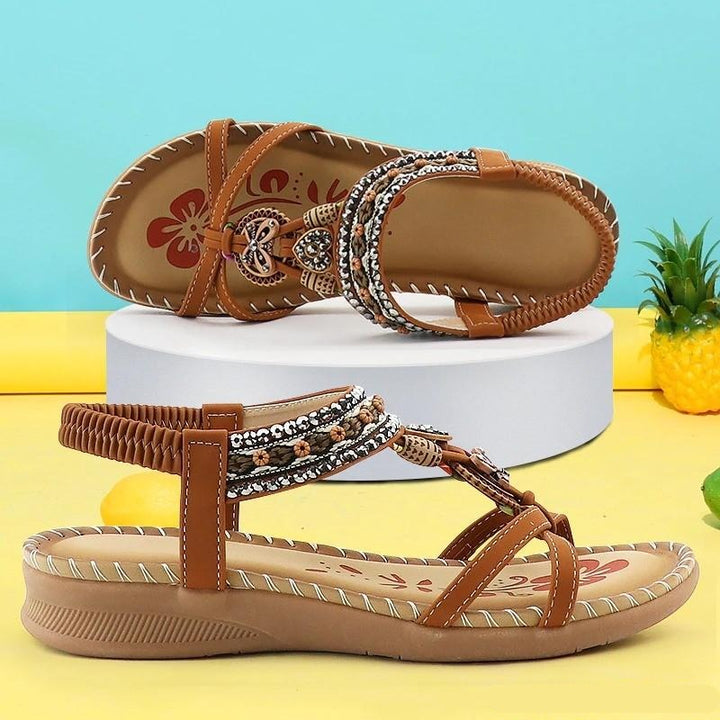 Samantha™ | Orthopedic Bohemian Elastic Strap Sandals