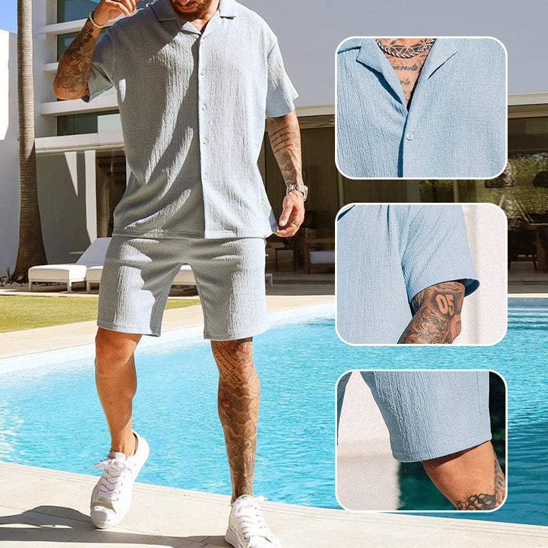 Kyle | Men's Casual Cotton Linen Breathable 2 piece-set